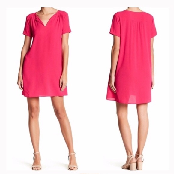 Lush Dresses & Skirts - LUSH Hot Pink Shift Dress